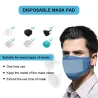Replaceable face mask filter - filter padMouth masks