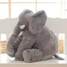 Éléphant géant - oreiller de couchage en peluche pour bébé - jouet