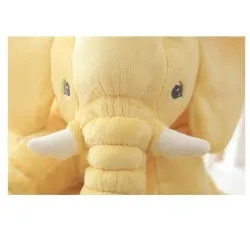 Éléphant géant - oreiller de couchage en peluche pour bébé - jouet