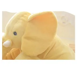 Éléphant géant - oreiller de couchage en peluche pour bébé - jouet