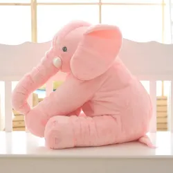 Éléphant géant - oreiller de couchage en peluche pour bébé - jouet