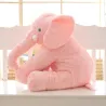 Éléphant géant - oreiller de couchage en peluche pour bébé - jouet
