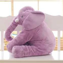Éléphant géant - oreiller de couchage en peluche pour bébé - jouet