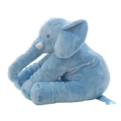 Éléphant géant - oreiller de couchage en peluche pour bébé - jouet