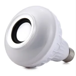 Smart RGB / LED bulb - dimmable - with Bluetooth speaker - remote - E27 - 12WBluetooth speakers