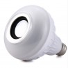 Lampadina Smart RGB / LED - dimmerabile - con altoparlante Bluetooth - telecomando - E27 - 12W