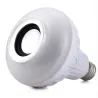 Smart RGB / LED-lamppu - himmennettävissä - Bluetooth-kaiuttimella - kaukosäädin - E27 - 12W