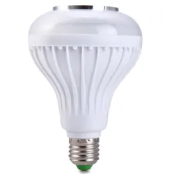 Smart RGB / LED bulb - dimmable - with Bluetooth speaker - remote - E27 - 12WBluetooth speakers