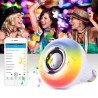 Lampadina Smart RGB / LED - dimmerabile - con altoparlante Bluetooth - telecomando - E27 - 12W