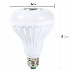 Smart RGB / LED bulb - dimmable - with Bluetooth speaker - remote - E27 - 12WBluetooth speakers