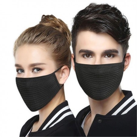 Beskyttende / antibakteriell ansiktsmaske - støvtett - gjenbrukbar
