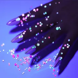 Esmalte de uñasCristales luminosos - decoración de uñas con pedrería - tamaños mixtos