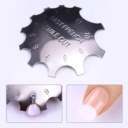 Manicure francese - stencil - strumento modello