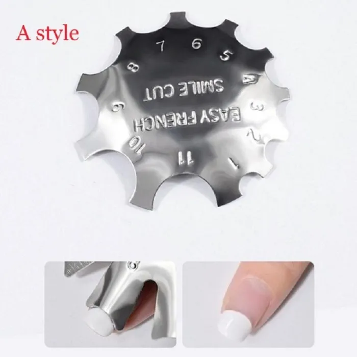 Manicure francese - stencil - strumento modello