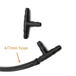 1/4" 4-7 mm - séparateur de tuyau d'arrosage de jardin - connecteurs - 20 pièces