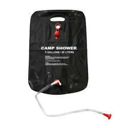 Camp suihkupussi - aurinkoenergialla lämmitetty - PVC - 20L