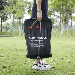 Camp suihkupussi - aurinkoenergialla lämmitetty - PVC - 20L