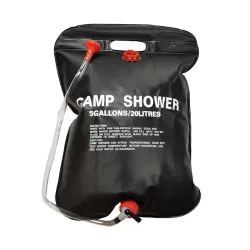 Camp dusjpose - solenergi oppvarmet - PVC - 20L
