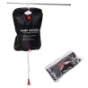 Camp dusjpose - solenergi oppvarmet - PVC - 20L