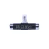 2 i 1 - bil LCD digital temperaturtermometer / klokke - clip-on