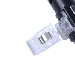2 i 1 - bil LCD digital temperaturtermometer / klokke - clip-on