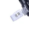 2 i 1 - bil LCD digital temperaturtermometer / klokke - clip-on