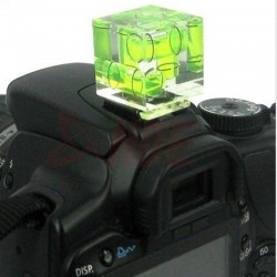 CámaraNivel de burbuja de 3 ejes - adaptador de zapata caliente - accesorios de fotografía