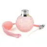 PerfumeFrasco de perfume de cristal vintage - envase vacío - con atomizador en spray - recargable - 100ml