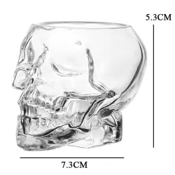 Skull head - shot juomalasi - 80 ml