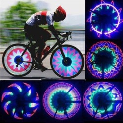 Polkupyörän puolipyörän valo - LED - 30 kuviota
