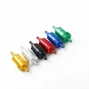 Motorcykel gas / bränsle / bensin / oljefilter i aluminium - med clips - 6 mm