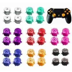 Metallipainikkeet - luotitoimintopainikkeet - Playstation 4/3 -ohjaimelle - 4 kpl