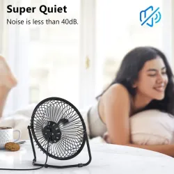 Mini ventilatore da tavolo - ventilatore - ultra silenzioso - USB