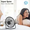 Mini skrivebordsvifte - ventilator - ultra stillegående - USB