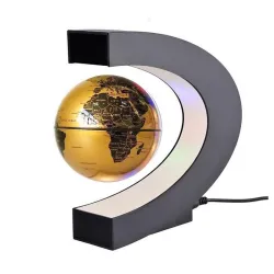 Globe flottant / en lévitation - carte du monde - magnétique