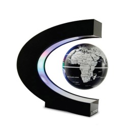 Globo flutuante / levitando - mapa do mundo - magnético