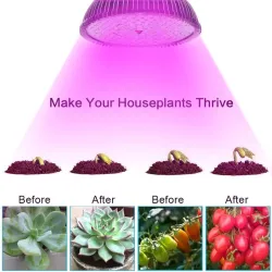 LED-lamp - groeilicht voor planten - volledig spectrum - hydrocultuur - E27 - 10W - 30W - 50W - 80WKweeklampen