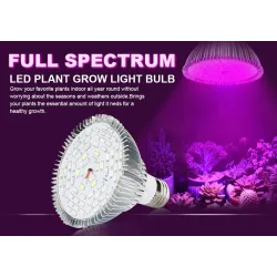 LED bulb - plant grow light - full spectrum - hydroponic - E27 - 10W - 30W - 50W - 80WGrow Lights