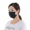 Mascherine protettive viso/bocca - monouso - 4 strati - nere - 50 pezzi