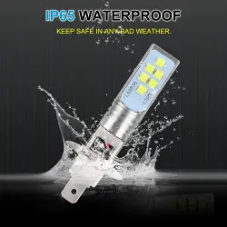 Auto-LED-Lampe - superhell - 12 3535 SMD - 12V 24V 6000K - H1 - H3 - 2 Stück