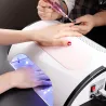 Tudo em 1 - secador de unhas / coletor de pó de unhas / broca de unhas - lâmpada LED UV - 54W - 25000RPM