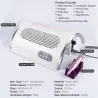 Tudo em 1 - secador de unhas / coletor de pó de unhas / broca de unhas - lâmpada LED UV - 54W - 25000RPM