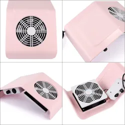 Nageldammsamlare - manikyr / pedikyr - med 2 dammuppsamlande påsar - 40W