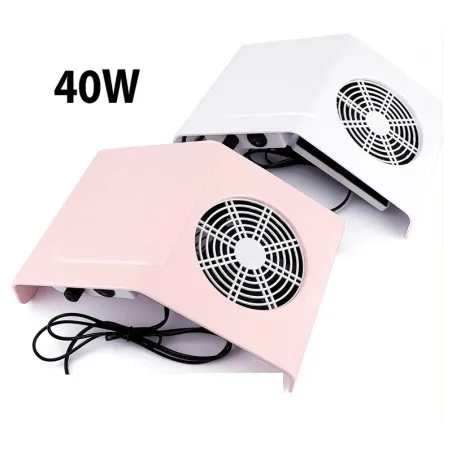 Neglestøvsamler - manicure / pedicure - med 2 støvopsamlingsposer - 40W