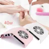 Nageldammsamlare - manikyr / pedikyr - med 2 dammuppsamlande påsar - 40W