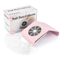 Neglestøvsamler - manicure / pedicure - med 2 støvopsamlingsposer - 40W