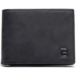 Krótki skórzany portfel - etui na karty - z zamkiemPortfele