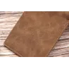 Krótki skórzany portfel - etui na karty - z zamkiemPortfele