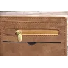 Krótki skórzany portfel - etui na karty - z zamkiemPortfele