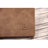 Krótki skórzany portfel - etui na karty - z zamkiemPortfele